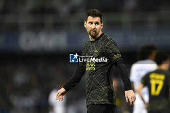 2023-05-21 - Leo Lionel Messi during the French championship Ligue 1 football match between AJ Auxerre and Paris Saint-Germain on May 21, 2023 at Abbé-Deschamps stadium in Auxerre, France - FOOTBALL - FRENCH CHAMP - AUXERRE V PARIS SG - FRENCH LIGUE 1 - SOCCER