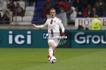 19/05/2023 - Maxence CAQUERET of Lyon during the French championship Ligue 1 football match between Olympique Lyonnais (Lyon) and AS Monaco on May 19, 2023 at Groupama Stadium in Decines-Charpieu near Lyon, France - FOOTBALL - FRENCH CHAMP - LYON V MONACO - FRENCH LIGUE 1 - CALCIO