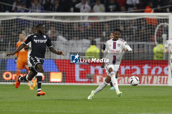 2023-05-19 - JEFFINHO of Lyon during the French championship Ligue 1 football match between Olympique Lyonnais (Lyon) and AS Monaco on May 19, 2023 at Groupama Stadium in Decines-Charpieu near Lyon, France - FOOTBALL - FRENCH CHAMP - LYON V MONACO - FRENCH LIGUE 1 - SOCCER