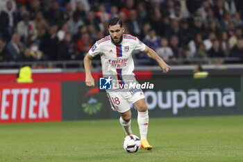 2023-05-19 - Rayan CHERKI of Lyon during the French championship Ligue 1 football match between Olympique Lyonnais (Lyon) and AS Monaco on May 19, 2023 at Groupama Stadium in Decines-Charpieu near Lyon, France - FOOTBALL - FRENCH CHAMP - LYON V MONACO - FRENCH LIGUE 1 - SOCCER