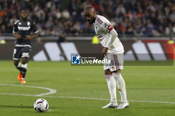 19/05/2023 - Alexandre LACAZETTE of Lyon during the French championship Ligue 1 football match between Olympique Lyonnais (Lyon) and AS Monaco on May 19, 2023 at Groupama Stadium in Decines-Charpieu near Lyon, France - FOOTBALL - FRENCH CHAMP - LYON V MONACO - FRENCH LIGUE 1 - CALCIO