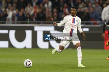 19/05/2023 - JEFFINHO of Lyon during the French championship Ligue 1 football match between Olympique Lyonnais (Lyon) and AS Monaco on May 19, 2023 at Groupama Stadium in Decines-Charpieu near Lyon, France - FOOTBALL - FRENCH CHAMP - LYON V MONACO - FRENCH LIGUE 1 - CALCIO