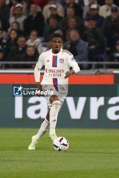 19/05/2023 - JEFFINHO of Lyon during the French championship Ligue 1 football match between Olympique Lyonnais (Lyon) and AS Monaco on May 19, 2023 at Groupama Stadium in Decines-Charpieu near Lyon, France - FOOTBALL - FRENCH CHAMP - LYON V MONACO - FRENCH LIGUE 1 - CALCIO