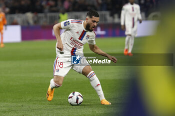 19/05/2023 - Rayan CHERKI of Lyon during the French championship Ligue 1 football match between Olympique Lyonnais (Lyon) and AS Monaco on May 19, 2023 at Groupama Stadium in Decines-Charpieu near Lyon, France - FOOTBALL - FRENCH CHAMP - LYON V MONACO - FRENCH LIGUE 1 - CALCIO