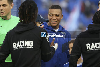 2023-05-27 - Kylian Mbappe of PSG during the French championship Ligue 1 Uber Eats football match between RC Strasbourg Alsace (RCSA) and Paris Saint-Germain (PSG) on May 27, 2023 at Stade de La Meinau in Strasbourg, France - FOOTBALL - FRENCH CHAMP - STRASBOURG V PARIS SG - FRENCH LIGUE 1 - SOCCER