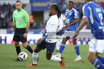 2023-05-27 - Renato Sanches of PSG during the French championship Ligue 1 Uber Eats football match between RC Strasbourg Alsace (RCSA) and Paris Saint-Germain (PSG) on May 27, 2023 at Stade de La Meinau in Strasbourg, France - FOOTBALL - FRENCH CHAMP - STRASBOURG V PARIS SG - FRENCH LIGUE 1 - SOCCER