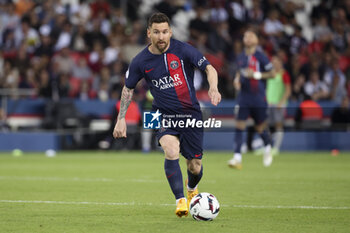 2023-06-03 - Lionel Messi of PSG during the French championship Ligue 1 football match between Paris Saint-Germain (PSG) and Clermont Foot 63 on June 3, 2023 at Parc des Princes stadium in Paris, France - FOOTBALL - FRENCH CHAMP - PARIS SG V CLERMONT - FRENCH LIGUE 1 - SOCCER