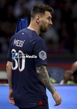 2023-06-03 - Lionel Messi of PSG during the French championship Ligue 1 football match between Paris Saint-Germain (PSG) and Clermont Foot 63 on June 3, 2023 at Parc des Princes stadium in Paris, France - FOOTBALL - FRENCH CHAMP - PARIS SG V CLERMONT - FRENCH LIGUE 1 - SOCCER