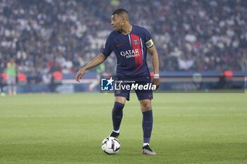 2023-06-03 - Kylian Mbappe of PSG during the French championship Ligue 1 football match between Paris Saint-Germain (PSG) and Clermont Foot 63 on June 3, 2023 at Parc des Princes stadium in Paris, France - FOOTBALL - FRENCH CHAMP - PARIS SG V CLERMONT - FRENCH LIGUE 1 - SOCCER