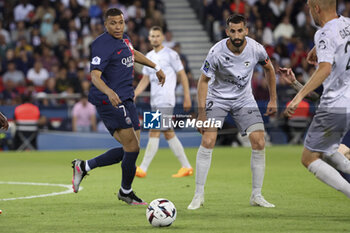2023-06-03 - Kylian Mbappe of PSG, Maxime Gonalons of Clermont during the French championship Ligue 1 football match between Paris Saint-Germain (PSG) and Clermont Foot 63 on June 3, 2023 at Parc des Princes stadium in Paris, France - FOOTBALL - FRENCH CHAMP - PARIS SG V CLERMONT - FRENCH LIGUE 1 - SOCCER
