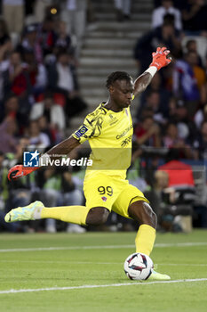 2023-06-03 - Clermont goalkeeper Mory Diaw during the French championship Ligue 1 football match between Paris Saint-Germain (PSG) and Clermont Foot 63 on June 3, 2023 at Parc des Princes stadium in Paris, France - FOOTBALL - FRENCH CHAMP - PARIS SG V CLERMONT - FRENCH LIGUE 1 - SOCCER