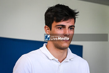 2023-07-05 - Pacho MARTINEZ (son of Luis ENRIQUE) during the presentation of Luis ENRIQUE as the new coach of Paris Saint-Germain on July 5, 2023 at the PSG Campus in Poissy, France - FOOTBALL - PRESENTATION PARIS SG NEW COACH LUIS ENRIQUE - FRENCH LIGUE 1 - SOCCER