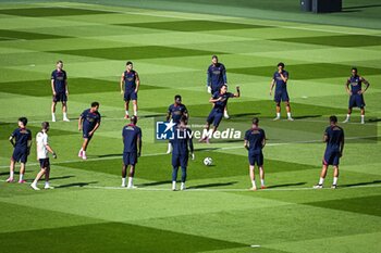 2023-07-20 - Team of PSG during the training of the Paris Saint-Germain team on July 20, 2023 at Campus PSG in Poissy, France - FOOTBALL - TRAINING OF THE PARIS SG TEAM - FRENCH LIGUE 1 - SOCCER