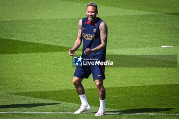 2023-07-20 - NEYMAR JR of PSG during the training of the Paris Saint-Germain team on July 20, 2023 at Campus PSG in Poissy, France - FOOTBALL - TRAINING OF THE PARIS SG TEAM - FRENCH LIGUE 1 - SOCCER