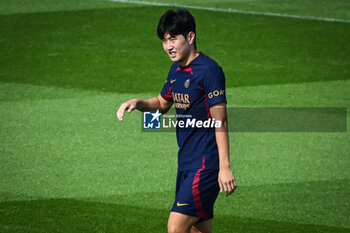 2023-08-11 - Lee KANG-IN of PSG during the training of the Paris Saint-Germain team on August 11, 2023 at Campus PSG in Poissy, France - FOOTBALL - PARIS SG TRAINING AND PRESS CONFERENCE - FRENCH LIGUE 1 - SOCCER