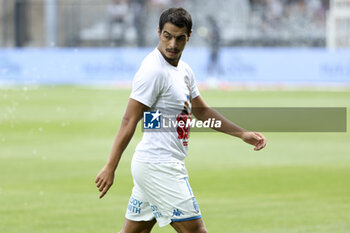 2023-08-14 - Wissam Ben Yedder of Monaco during the French championship Ligue 1 football match between Clermont Foot 63 and AS Monaco on August 13, 2023 at Gabriel-Montpied stadium in Clermont-Ferrand, France - FOOTBALL - FRENCH CHAMP - CLERMONT V MONACO - FRENCH LIGUE 1 - SOCCER