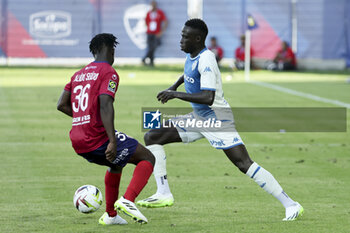 2023-08-14 - Krepin Diatta of Monaco during the French championship Ligue 1 football match between Clermont Foot 63 and AS Monaco on August 13, 2023 at Gabriel-Montpied stadium in Clermont-Ferrand, France - FOOTBALL - FRENCH CHAMP - CLERMONT V MONACO - FRENCH LIGUE 1 - SOCCER