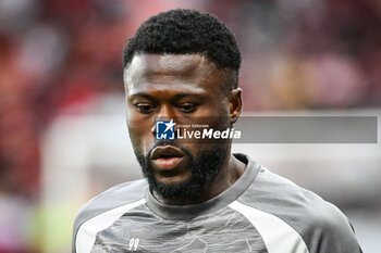 2023-08-18 - Chancel MBEMBA of Marseille during the French championship Ligue 1 football match between FC Metz and Olympique de Marseille on August 18, 2023 at Saint-Symphorien stadium in Metz, France - FOOTBALL - FRENCH CHAMP - METZ V MARSEILLE - FRENCH LIGUE 1 - SOCCER