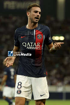 2023-08-20 - Fabian Ruiz Pena of PSG during the French championship Ligue 1 football match between Toulouse FC and Paris Saint-Germain on August 19, 2023 at Stadium in Toulouse, France - FOOTBALL - FRENCH CHAMP - TOULOUSE V PARIS SG - FRENCH LIGUE 1 - SOCCER