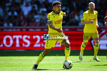 2023-08-20 - Douglas AUGUSTO of Nantes during the French championship Ligue 1 football match between LOSC Lille and FC Nantes on August 20, 2023 at Pierre Mauroy stadium in Villeneuve-d'Ascq near Lille, France - FOOTBALL - FRENCH CHAMP - LILLE V NANTES - FRENCH LIGUE 1 - SOCCER