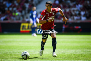 2023-08-20 - Benjamin ANDRE of Lille during the French championship Ligue 1 football match between LOSC Lille and FC Nantes on August 20, 2023 at Pierre Mauroy stadium in Villeneuve-d'Ascq near Lille, France - FOOTBALL - FRENCH CHAMP - LILLE V NANTES - FRENCH LIGUE 1 - SOCCER