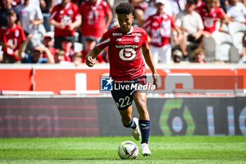 2023-08-20 - Tiago SANTOS of Lille during the French championship Ligue 1 football match between LOSC Lille and FC Nantes on August 20, 2023 at Pierre Mauroy stadium in Villeneuve-d'Ascq near Lille, France - FOOTBALL - FRENCH CHAMP - LILLE V NANTES - FRENCH LIGUE 1 - SOCCER