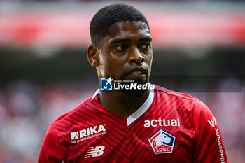 2023-08-20 - Ivan CAVALEIRO of Lille during the French championship Ligue 1 football match between LOSC Lille and FC Nantes on August 20, 2023 at Pierre Mauroy stadium in Villeneuve-d'Ascq near Lille, France - FOOTBALL - FRENCH CHAMP - LILLE V NANTES - FRENCH LIGUE 1 - SOCCER