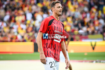 2023-08-20 - Nemanja MATIC of Rennes during the French championship Ligue 1 football match between RC Lens and Stade Rennais (Rennes) on August 20, 2023 at Bollaert-Delelis stadium in Lens, France - FOOTBALL - FRENCH CHAMP - LENS V RENNES - FRENCH LIGUE 1 - SOCCER