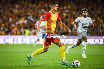 2023-08-20 - Florian SOTOCA of Lens during the French championship Ligue 1 football match between RC Lens and Stade Rennais (Rennes) on August 20, 2023 at Bollaert-Delelis stadium in Lens, France - FOOTBALL - FRENCH CHAMP - LENS V RENNES - FRENCH LIGUE 1 - SOCCER