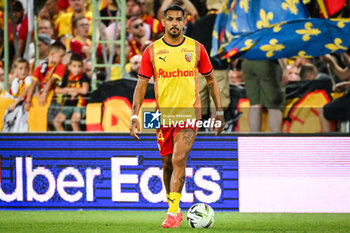 2023-08-20 - Facundo Axel MEDINA of Lens during the French championship Ligue 1 football match between RC Lens and Stade Rennais (Rennes) on August 20, 2023 at Bollaert-Delelis stadium in Lens, France - FOOTBALL - FRENCH CHAMP - LENS V RENNES - FRENCH LIGUE 1 - SOCCER