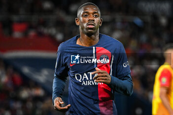 2023-08-26 - Ousmane DEMBELE of PSG during the French championship Ligue 1 football match between Paris Saint-Germain and RC Lens on August 26, 2023 at Parc des Princes stadium in Paris, France - FOOTBALL - FRENCH CHAMP - PARIS SG V LENS - FRENCH LIGUE 1 - SOCCER