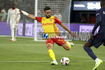 2023-08-27 - Adrien Thomasson of Lens during the French championship Ligue 1 football match between Paris Saint-Germain (PSG) and RC Lens (RCL) on August 26, 2023 at Parc des Princes stadium in Paris, France - FOOTBALL - FRENCH CHAMP - PARIS SG V LENS - FRENCH LIGUE 1 - SOCCER