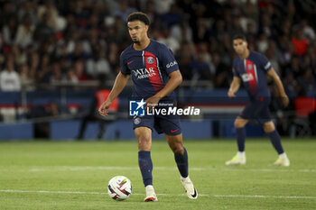 2023-08-27 - Warren Zaire-Emery of PSG during the French championship Ligue 1 football match between Paris Saint-Germain (PSG) and RC Lens (RCL) on August 26, 2023 at Parc des Princes stadium in Paris, France - FOOTBALL - FRENCH CHAMP - PARIS SG V LENS - FRENCH LIGUE 1 - SOCCER