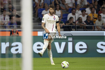 2023-09-03 - Duje Caleta-Car of Lyon during the French championship Ligue 1 football match between Olympique Lyonnais (Lyon, OL) and Paris Saint-Germain (PSG) on September 3, 2023 at Groupama stadium in Decines-Charpieu near Lyon, France - FOOTBALL - FRENCH CHAMP - LYON V PARIS SG - FRENCH LIGUE 1 - SOCCER