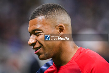 2023-09-03 - Kylian MBAPPE of PSG during the French championship Ligue 1 football match between Olympique Lyonnais (Lyon) and Paris Saint-Germain on September 3, 2023 at Groupama stadium in Decines-Charpieu near Lyon, France - FOOTBALL - FRENCH CHAMP - LYON V PARIS SG - FRENCH LIGUE 1 - SOCCER