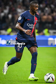 2023-09-03 - Ousmane DEMBELE of PSG during the French championship Ligue 1 football match between Olympique Lyonnais (Lyon) and Paris Saint-Germain on September 3, 2023 at Groupama stadium in Decines-Charpieu near Lyon, France - FOOTBALL - FRENCH CHAMP - LYON V PARIS SG - FRENCH LIGUE 1 - SOCCER