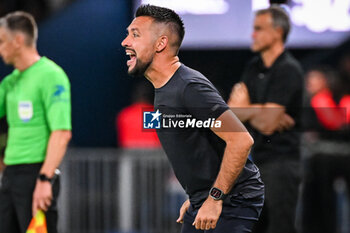2023-09-15 - Francesco FARIOLI of Nice during the French championship Ligue 1 football match between Paris Saint-Germain and OGC Nice on September 15, 2023 at Parc des Princes stadium in Paris, France - FOOTBALL - FRENCH CHAMP - PARIS SG V NICE - FRENCH LIGUE 1 - SOCCER