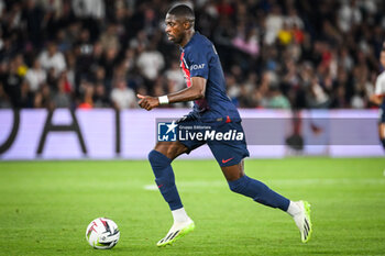 2023-09-15 - Ousmane DEMBELE of PSG during the French championship Ligue 1 football match between Paris Saint-Germain and OGC Nice on September 15, 2023 at Parc des Princes stadium in Paris, France - FOOTBALL - FRENCH CHAMP - PARIS SG V NICE - FRENCH LIGUE 1 - SOCCER