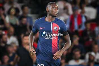 2023-09-15 - Randal KOLO MUANI of PSG during the French championship Ligue 1 football match between Paris Saint-Germain and OGC Nice on September 15, 2023 at Parc des Princes stadium in Paris, France - FOOTBALL - FRENCH CHAMP - PARIS SG V NICE - FRENCH LIGUE 1 - SOCCER