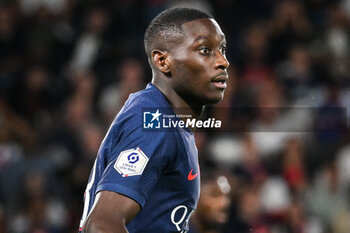 2023-09-15 - Nordi MUKIELE of PSG during the French championship Ligue 1 football match between Paris Saint-Germain and OGC Nice on September 15, 2023 at Parc des Princes stadium in Paris, France - FOOTBALL - FRENCH CHAMP - PARIS SG V NICE - FRENCH LIGUE 1 - SOCCER