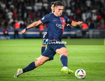 2023-09-15 - Manuel UGARTE of PSG during the French championship Ligue 1 football match between Paris Saint-Germain and OGC Nice on September 15, 2023 at Parc des Princes stadium in Paris, France - FOOTBALL - FRENCH CHAMP - PARIS SG V NICE - FRENCH LIGUE 1 - SOCCER