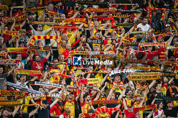 2023-09-16 - Supporters of Lens during the French championship Ligue 1 football match between RC Lens and FC Metz on September 16, 2023 at Felix Bollaert stadium in Lens, France - FOOTBALL - FRENCH CHAMP - LENS V METZ - FRENCH LIGUE 1 - SOCCER