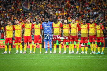 2023-09-16 - Team of Lens during the French championship Ligue 1 football match between RC Lens and FC Metz on September 16, 2023 at Felix Bollaert stadium in Lens, France - FOOTBALL - FRENCH CHAMP - LENS V METZ - FRENCH LIGUE 1 - SOCCER