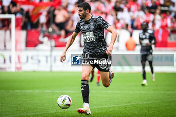 2023-09-17 - Pierre LEES-MELOU of Brest during the French championship Ligue 1 football match between Stade De Reims and Stade Brestois on September 17, 2023 at Auguste Delaune stadium in Reims, France - FOOTBALL - FRENCH CHAMP - REIMS V BREST - FRENCH LIGUE 1 - SOCCER