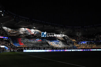 2023-09-24 - Supporters of PSG during the French championship Ligue 1 football match between Paris Saint-Germain and Olympique de Marseille on September 24, 2023 at Parc des Princes stadium in Paris, France - FOOTBALL - FRENCH CHAMP - PARIS SG V MARSEILLE - FRENCH LIGUE 1 - SOCCER