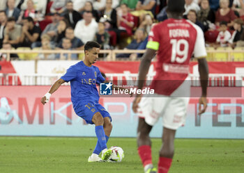 2023-09-22 - Sofiane Diop of Nice during the French championship Ligue 1 football match between AS Monaco and OGC Nice on September 22, 2023 at Stade Louis II in Monaco - FOOTBALL - FRENCH CHAMP - MONACO V NICE - FRENCH LIGUE 1 - SOCCER