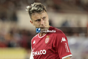 2023-09-22 - Aleksandr Golovin of Monaco during the French championship Ligue 1 football match between AS Monaco and OGC Nice on September 22, 2023 at Stade Louis II in Monaco - FOOTBALL - FRENCH CHAMP - MONACO V NICE - FRENCH LIGUE 1 - SOCCER