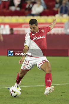 2023-09-22 - Wissam Ben Yedder of Monaco during the French championship Ligue 1 football match between AS Monaco and OGC Nice on September 22, 2023 at Stade Louis II in Monaco - FOOTBALL - FRENCH CHAMP - MONACO V NICE - FRENCH LIGUE 1 - SOCCER