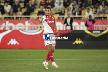 2023-09-22 - Wissam Ben Yedder of Monaco during the French championship Ligue 1 football match between AS Monaco and OGC Nice on September 22, 2023 at Stade Louis II in Monaco - FOOTBALL - FRENCH CHAMP - MONACO V NICE - FRENCH LIGUE 1 - SOCCER