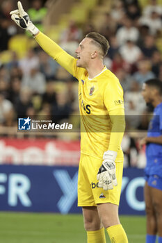 2023-09-22 - Nice goalkeeper Marcin Bulka during the French championship Ligue 1 football match between AS Monaco and OGC Nice on September 22, 2023 at Stade Louis II in Monaco - FOOTBALL - FRENCH CHAMP - MONACO V NICE - FRENCH LIGUE 1 - SOCCER